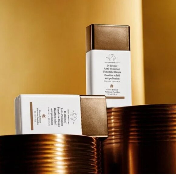 NIB - Drunk Elephant D-Bronzi Anti-Pollution Bronzing Drops with Peptides - Picture 3 of 8